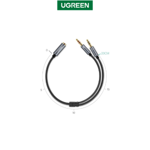 UGREEN 3.5mm Female to 2 Male Audio Cable