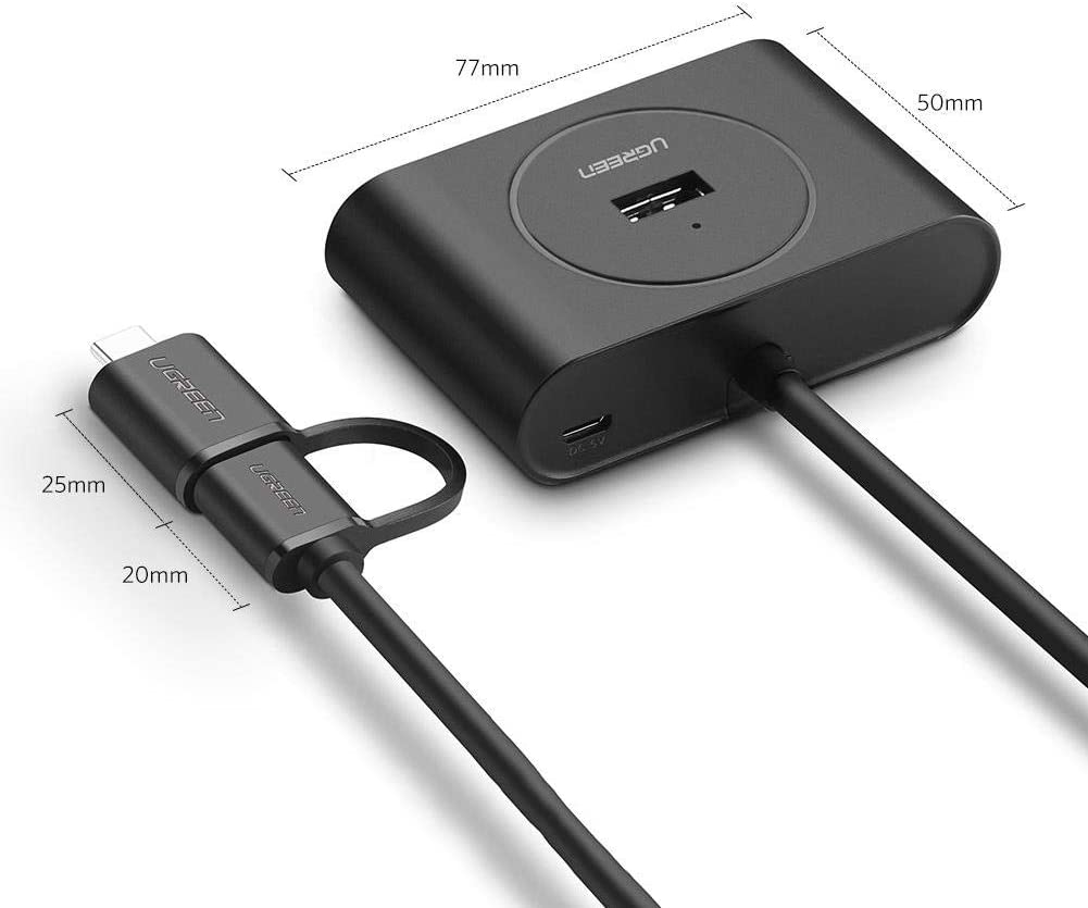 UGREEN USB 3.0 Hub with Type-C Port | 40850 - Image 4