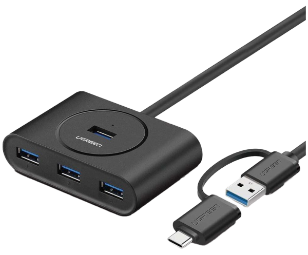 51XrHMUG0CL UGREEN USB 3.0 Hub with Type-C Port | 40850