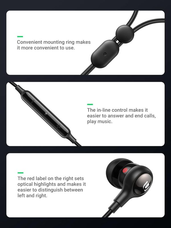 UGREEN 3.5mm Earphones-30637