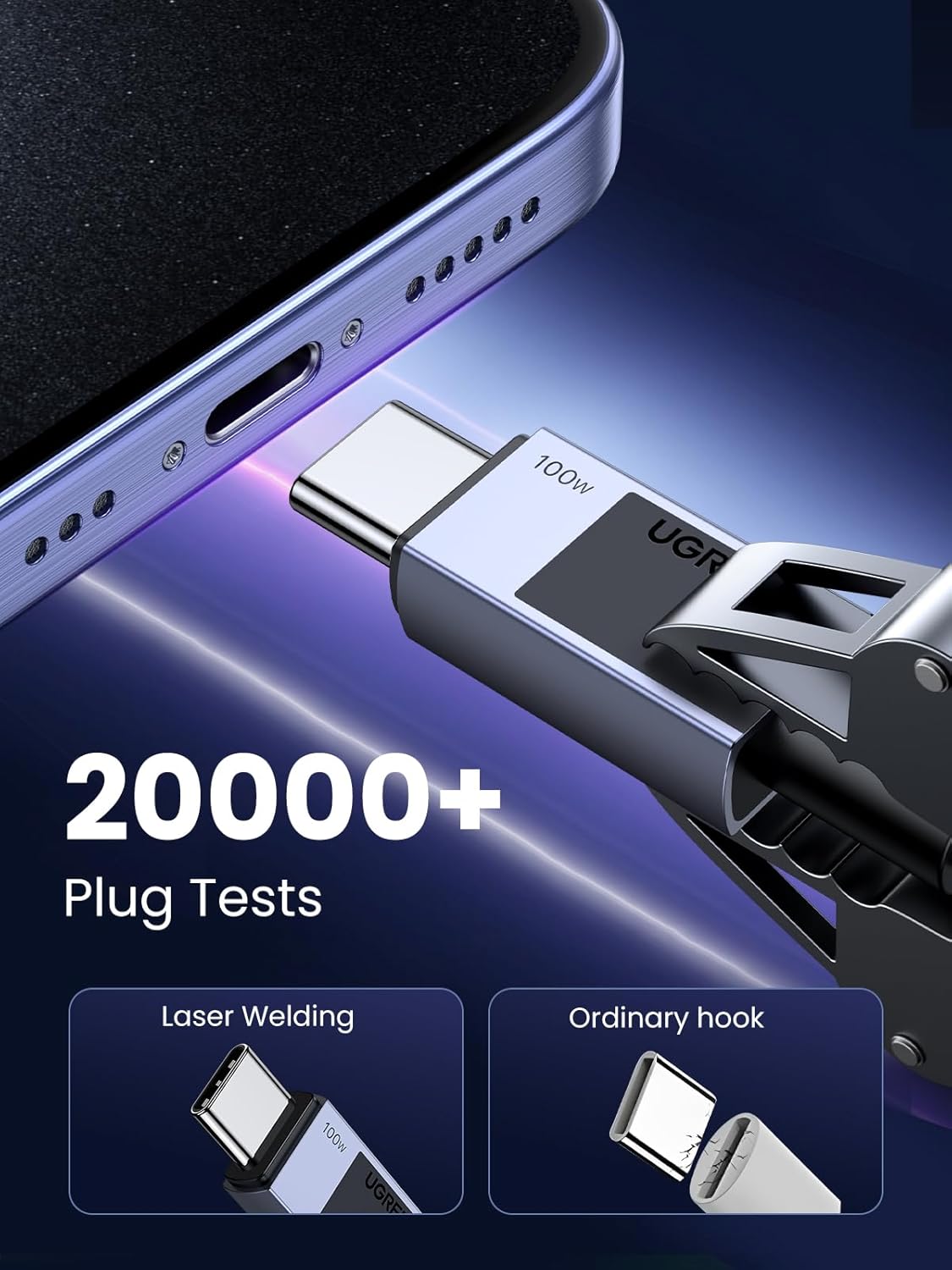 UGREEN USB-C to USB-C PD Fast Charging Cable | 45065 - Image 7