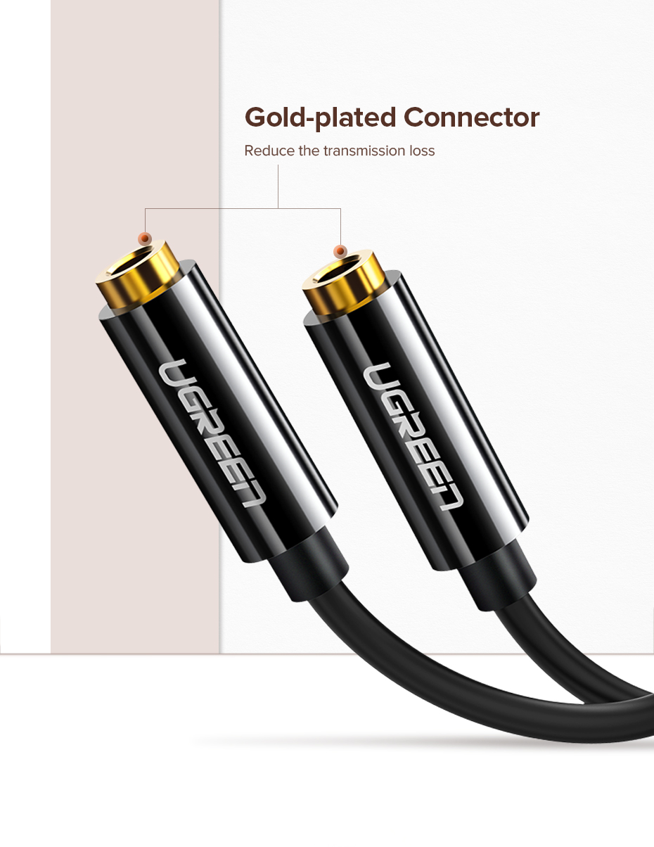 UGREEN 3.5mm Stereo Audio Splitter Cable - Image 2