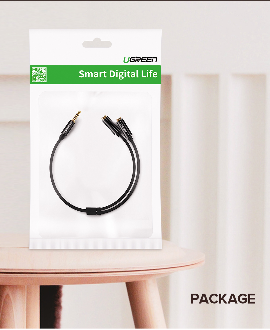 UGREEN 3.5mm Stereo Audio Splitter Cable - Image 6
