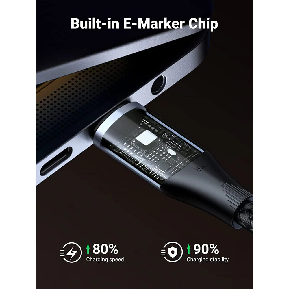 UGREEN USB-C to USB-C 10Gbps/240W Braided Cable - Image 7