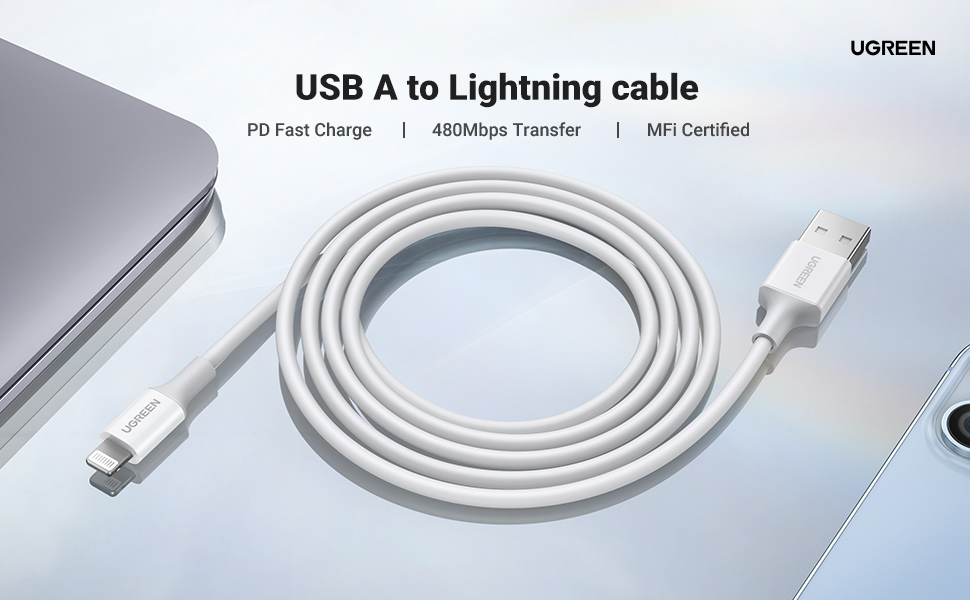UGREEN USB-A to Lightning Cable | 20728 - Image 7