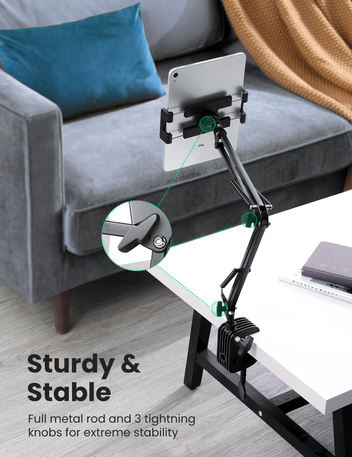 UGREEN Universal Holder with Folding Long Arm | 50394 - Image 6