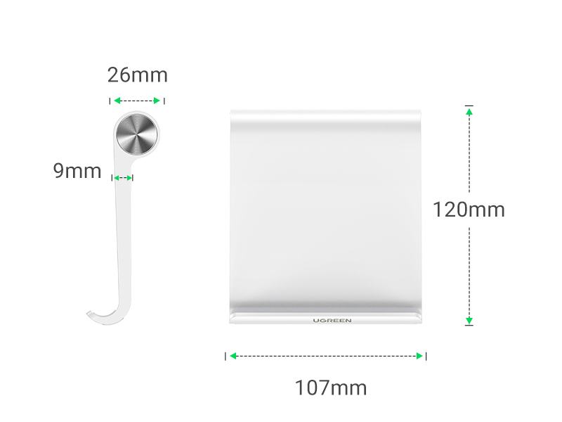 UGREEN Multi-Angle Adjustable Portable Stand for iPad | 30485 - Image 4