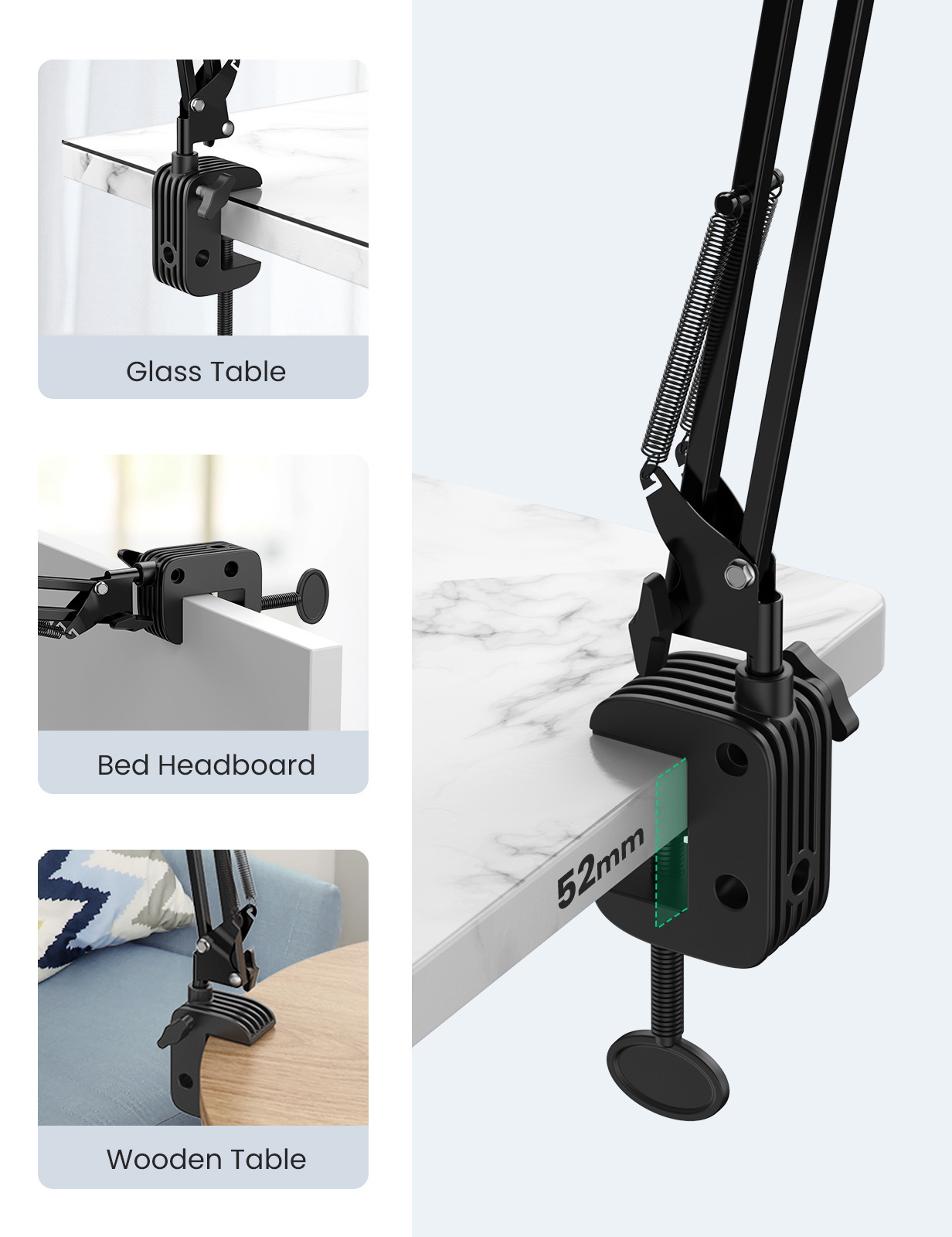 UGREEN Universal Holder with Folding Long Arm | 50394 - Image 2