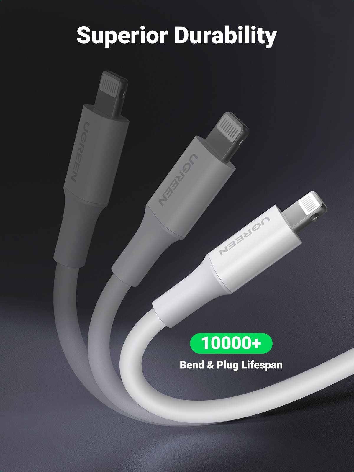 UGREEN USB-A to Lightning Cable | 20728 - Image 6