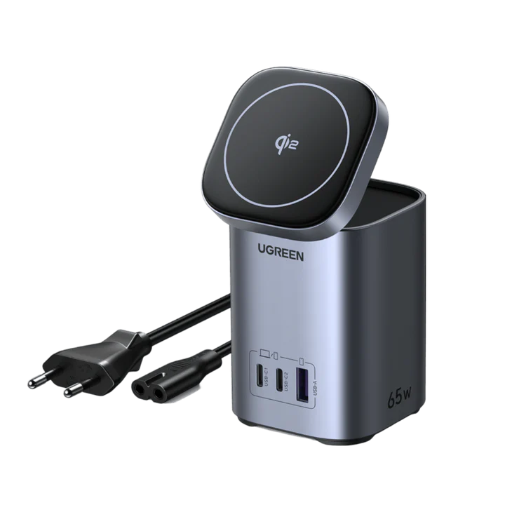 UGREEN 65W Qi2 GaN Multi-Port Desktop Charging Station