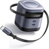 UGREEN 45W GaNInfinity USB-C Fast Charger with Built-in Cable and 2 USB-C Ports, compact GaN charger for iPhone 17 Pro Max and MacBook Air.