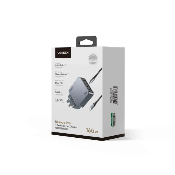 UGREEN 160W GaN Fast Charger-4-Port Desktop Charger