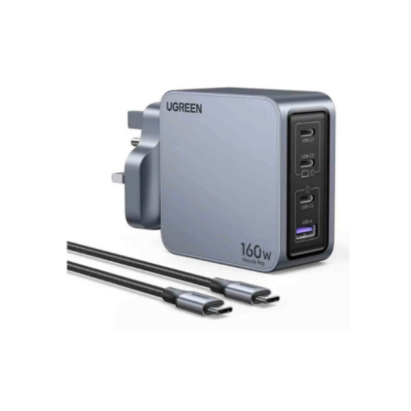UGREEN 160W GaN Fast Charger-4-Port Desktop Charger