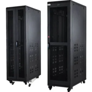 BLFS-6142VAD 42U Floor Standing Network Cabinet with vented dual front doors and 600x1000mm dimensions.