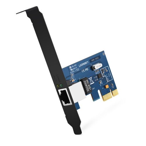 UGREEN 30771 Gigabit PCI Express Network Card with low profile bracket for desktop PC.