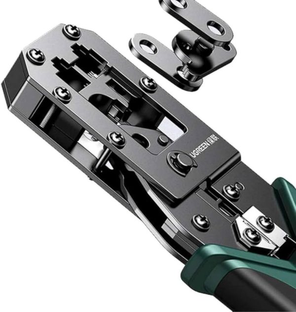 UGREEN 70683 RJ45 Crimping Tool with 8P 6P ports, cable stripper, and cutter functions.