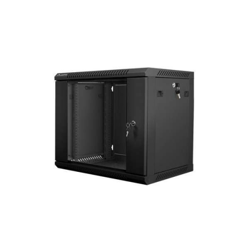 Bolein 6U 600x450mm wall mount network cabinet with glass door for server and CCTV management.