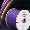 UGREEN Cat7 SSTP Shielded Ethernet Cable Purple Roll for 10Gbps High Speed Networking