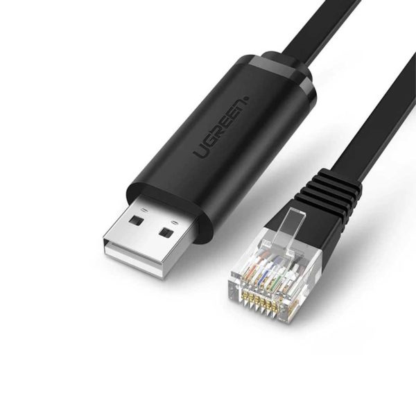 UGREEN-60813-USB-to-RJ45-Console-Cable-3m-Nepal UGREEN 60813 USB to RJ45 Console Cable 3m with FTDI FT232RL Chip and ESD Protection.