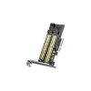 Professional M.2 NVMe to PCIe x4 expansion card for desktop PC SSD upgrade showing M-Key compatibility.