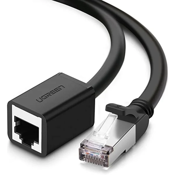 UGREEN Ethernet Extension Cable compatible with Laptop, PC, PS5, and Smart TV.