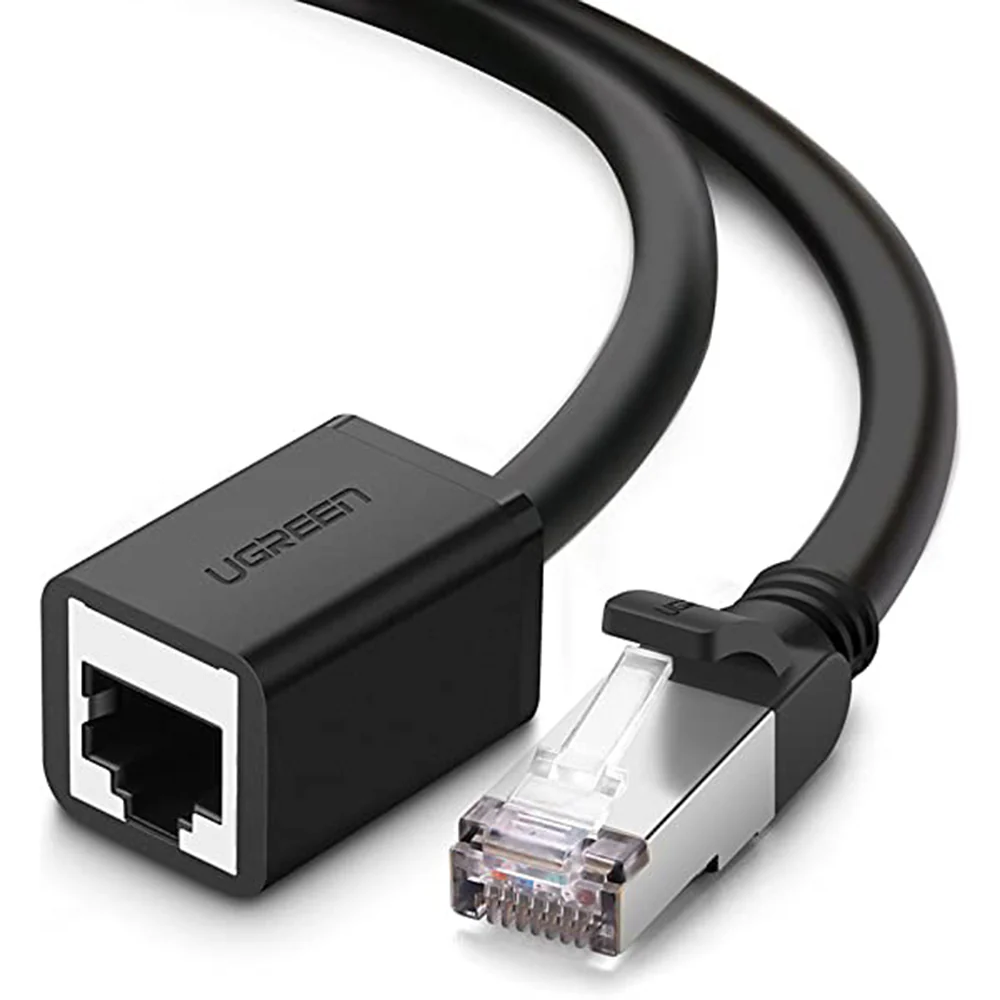 UGREEN Ethernet Extension Cable compatible with Laptop, PC, PS5, and Smart TV.