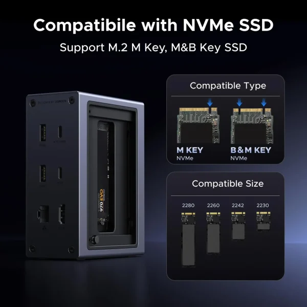 55735_04 UGREEN 10-in-1 USB-C Docking Station with SSD Enclosure