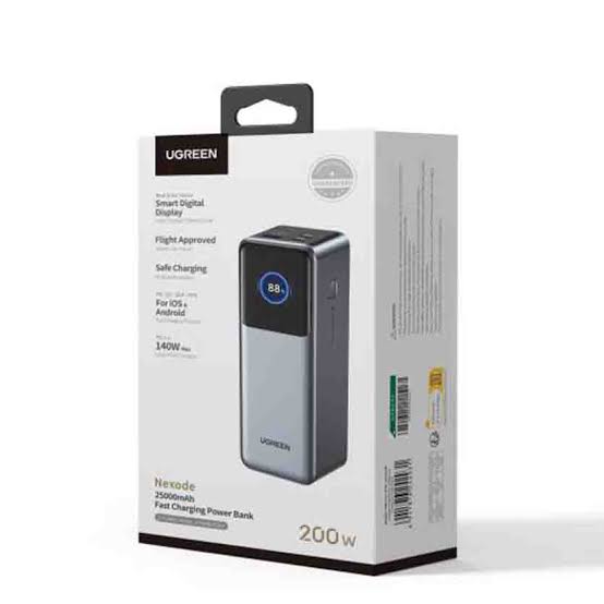 ugreen-nexode-25000mah-charging-performance UGREEN Nexode 25000mAh power bank charging capacity statistics for MacBook Air, iPad Pro, Galaxy S24 Ultra, and iPhone 16 Pro.