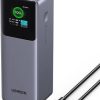 ugreen-nexode-25000mah-charging-performance UGREEN Nexode 25000mAh power bank charging capacity statistics for MacBook Air, iPad Pro, Galaxy S24 Ultra, and iPhone 16 Pro.