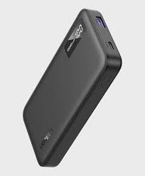 ugreen-10000mah-20w-power-bank-marketing-poster Promotional banner for Ugreen 10000mAh 20W 1C1A Power Bank listing multi-protection features, smart LED display, and 12 months replacement warranty.