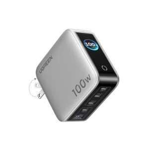 UGREEN Nexode Pro 100W 5-Port Smart Display GaN Charger | Type-C Fast Wall Charging Station for Laptops & Smartphones