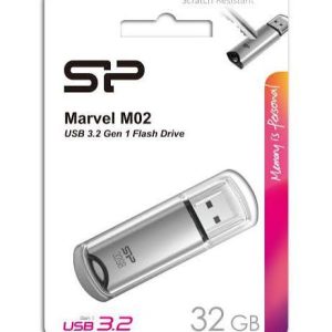Silicon Power Marvel M02 USB 3.2 Gen 1 Flash Drive (32GB, 64GB, 128GB) | R.D. Suppliers Nepal